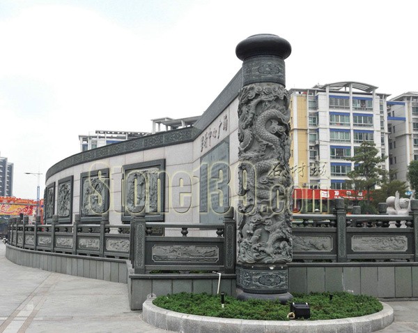 石材龍柱的象征以及在各個(gè)場景的應(yīng)用