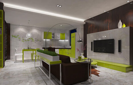 3個(gè)大理石背景墻設(shè)計(jì)方案