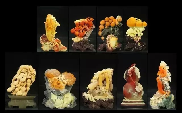 石材雕刻的瓜果蔬菜（精品圖）