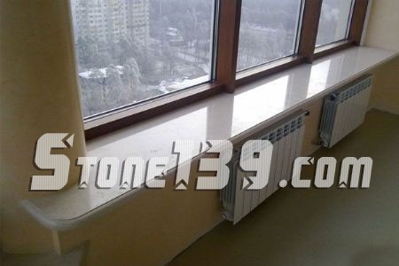 北方室內石材窗臺板（帶暖氣罩）