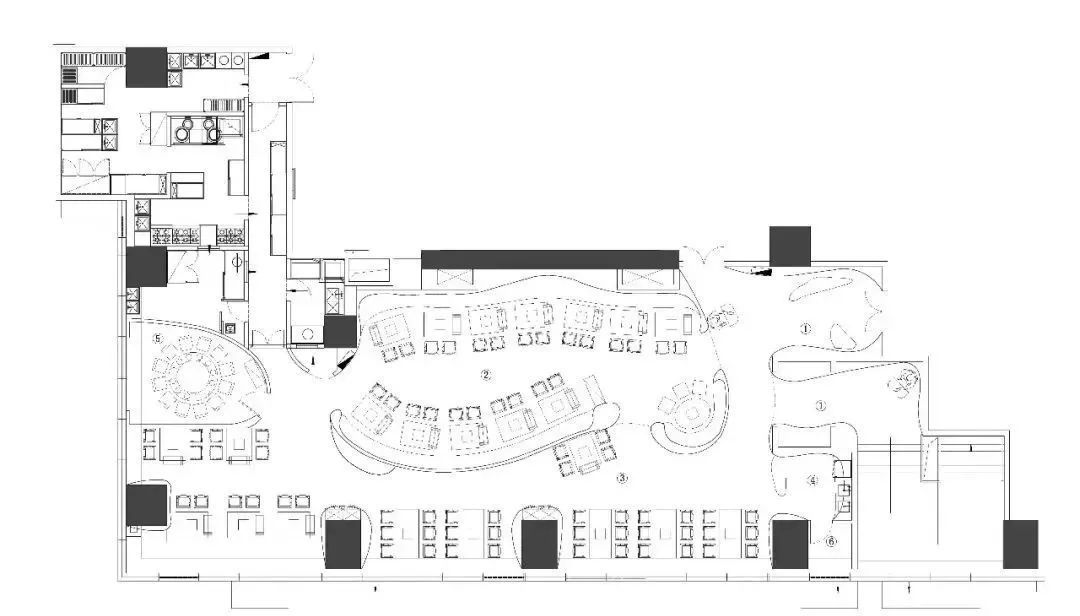 帶您看看上海一家時(shí)尚火鍋餐廳用“爵士白大理石”打造的內(nèi)裝視覺(jué)