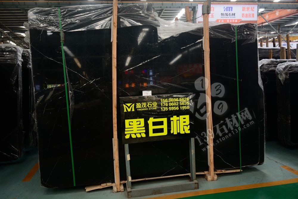 廣西黑白根大理石水頭大板現貨