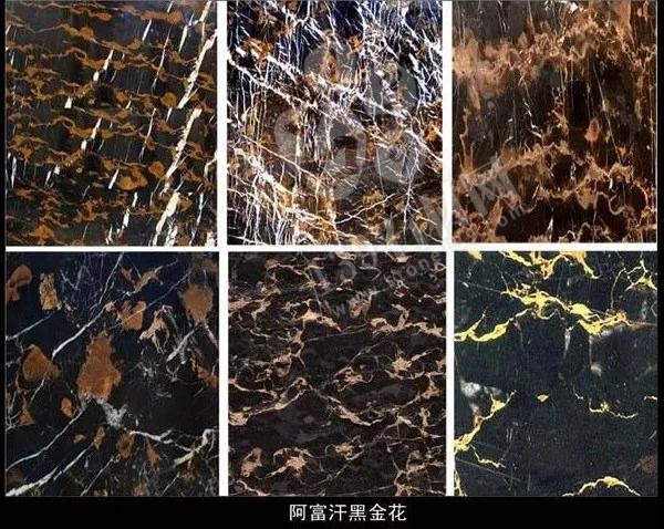 黑金花大理石的四個產地中國、意大利、阿富汗、澳大利亞
