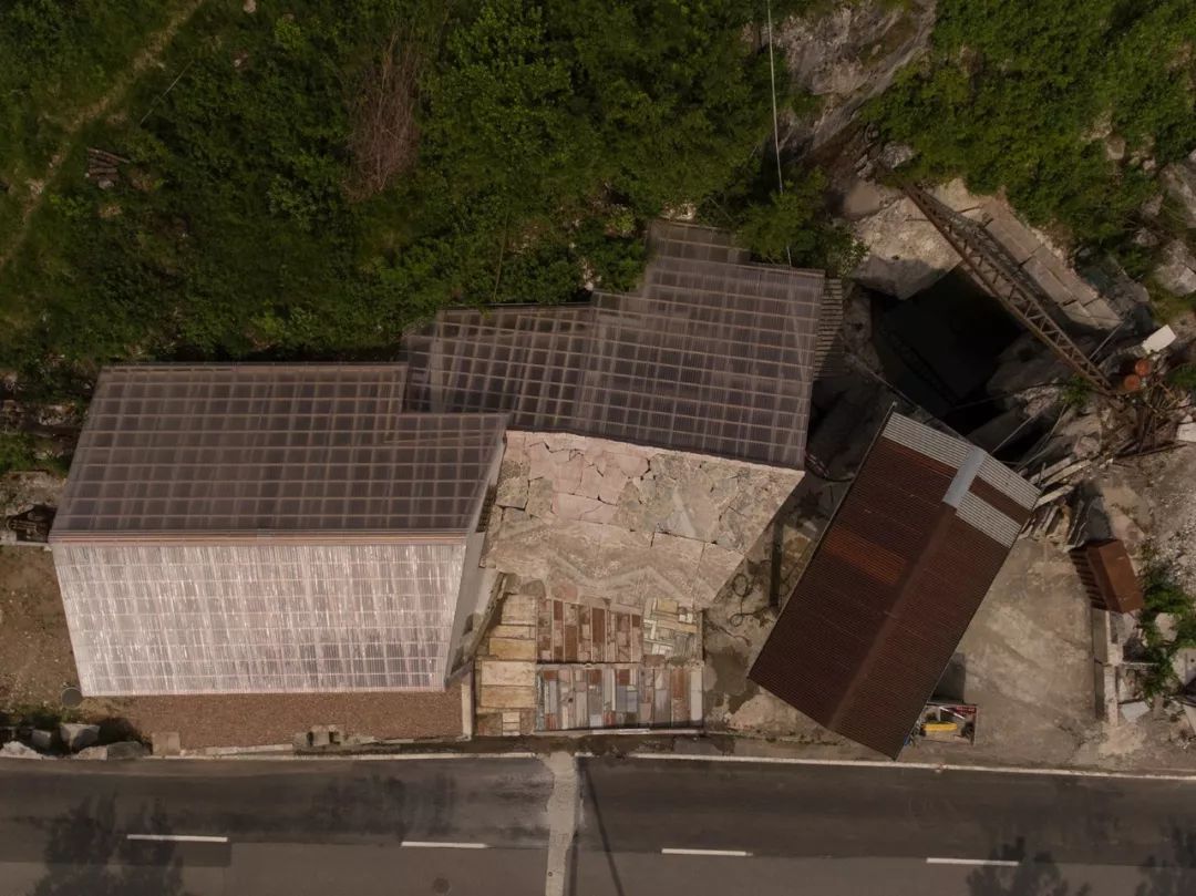 礦山采石場再利用，這座采石場被列入世界文化遺產 