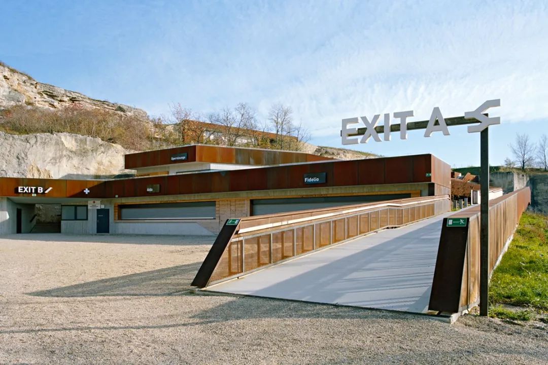 礦山采石場再利用，這座采石場被列入世界文化遺產 