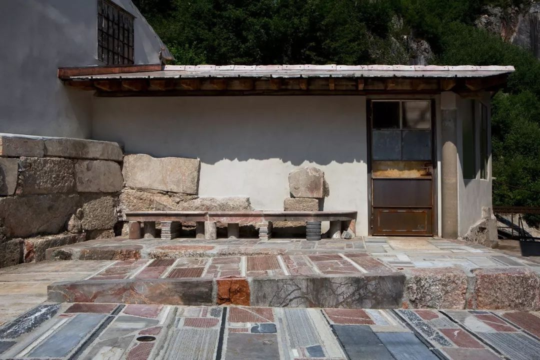 礦山采石場再利用，這座采石場被列入世界文化遺產 