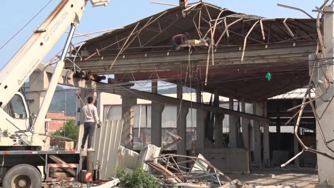 長泰縣（福建芝麻黑產區）林墩26家石材企業改拆