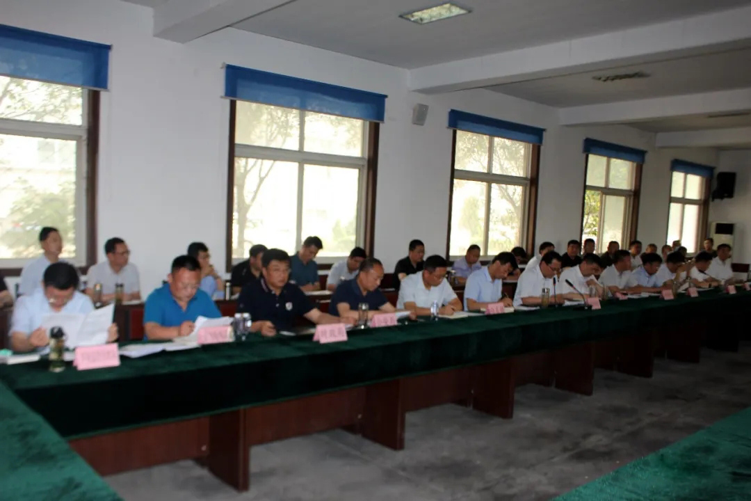 汶上縣白石鎮（山東銹石產地）召開石材礦山綜合整治工作專題會議