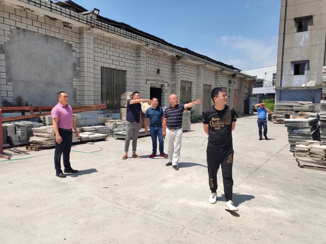 成都市石材產業商會蒞臨樂山市福建商會進行交流，建立友好商會關系