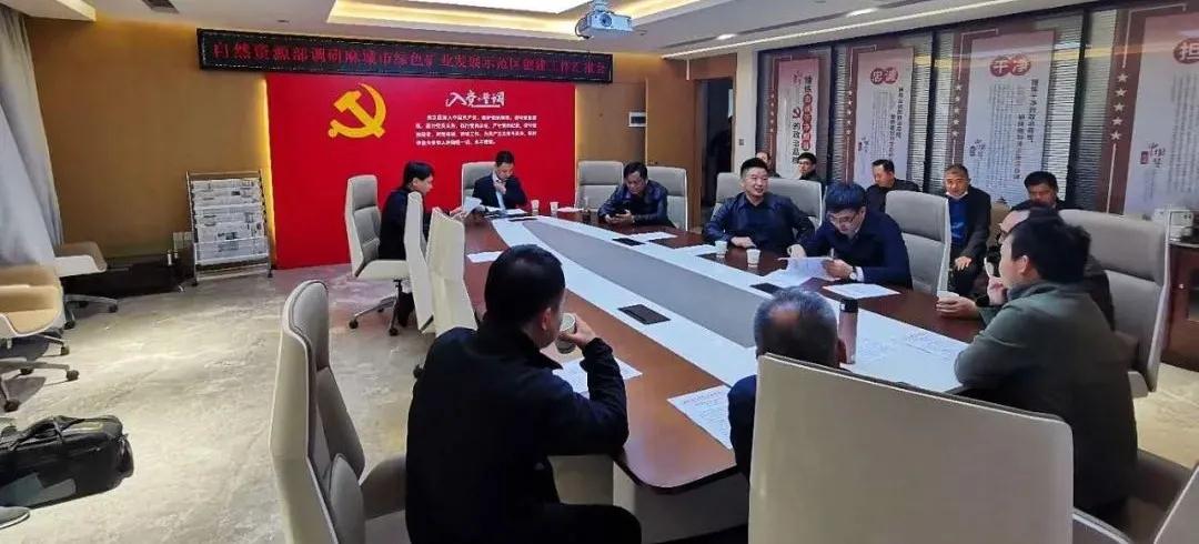 國家自然資源部官員調研麻城市綠色礦業發展示范區建設工作