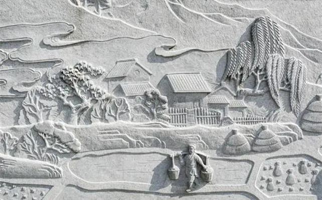 石材雕刻技術中的六大工藝（浮雕、圓雕、鏤雕、透雕、沉雕、線雕）